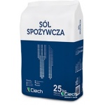 Sól spożywcza 25kg. CIECH/QEMETICA 1000kg.